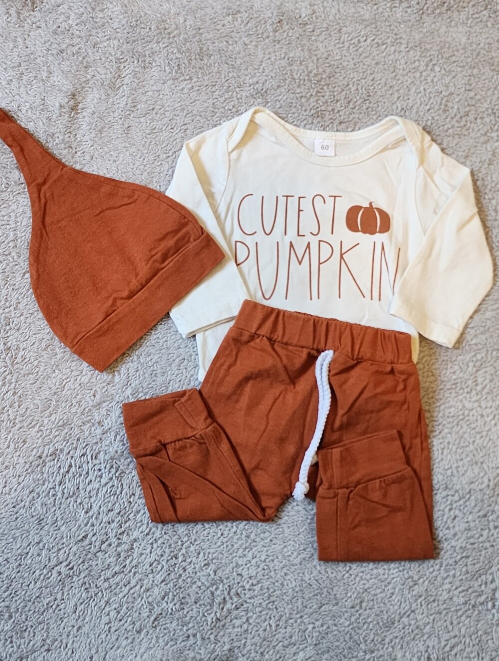 Newborn Cutest Pumpkin Outfit